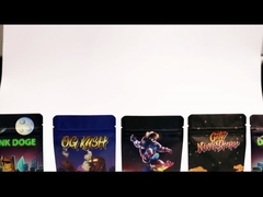 Saco de embalagem de tabaco de animais de estimação Aluminized Composite Moisture Proof Zipper Bag