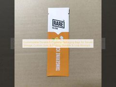 Sacos de embalagem de cigarros eletrônicos duráveis personalizáveis para armazenamento seguro, tamanhos e impressão personalizados, duráveis e resistentes a vazamentos