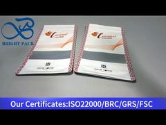 Saco em pé com janela limpa