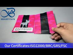 saco ziplock vertical para cannabis com janela transparente