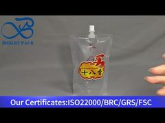 bolsa de bico transparente