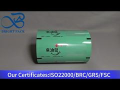 filme plástico em rolo para óleo de gergelim