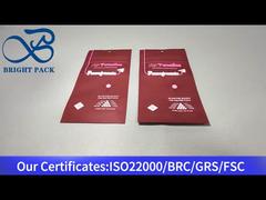 bolsa pequena vermelha personalizada resistente a crianças