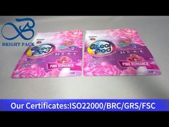 saco ziplock roxo para sabão em pó