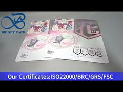 saco ziplock vertical para detergente com aroma floral