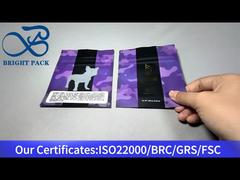 pequena bolsa chinesa resistente a crianças com janela transparente