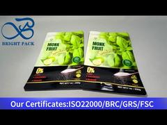 stand up pouch verde para açúcar saudável