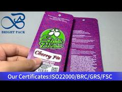 saco plástico pequeno roxo 1g com abertura fácil de rasgar