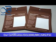 sacos de mylar à prova de crianças pequenos castanhos 12g