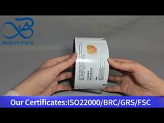 Filme composto de folha de alumínio para peptídeo de colágeno