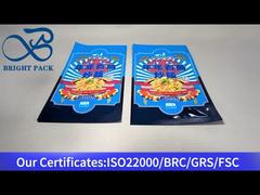 Saco de embalagem de plástico azul para arroz frito 350g