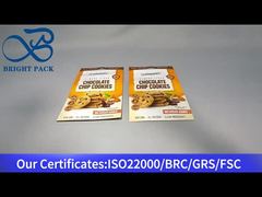 saco stand-up para biscoitos com gotas de chocolate