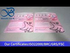 bolsa com zíper vermelha para detergente em cápsulas