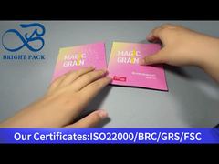 saco pequeno rosa para proteína em pó