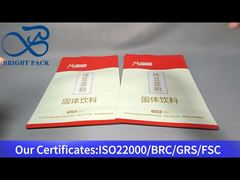 Saco de fecho para leite de soja em pó 500g