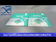 Saco de plástico verde com fecho de cadeado para lavar roupas