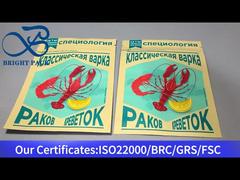 Saco de fecho de alumínio-plástico com abertura fácil de rasgar