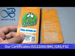 sacos de armazenamento de alimentos de alumínio e plástico de cor laranja 1 g