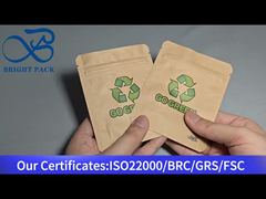 Saco stand-up de papel kraft ecológico