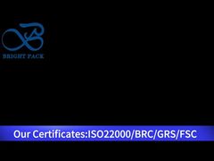 saco azul por atacado à prova de crianças para gomas de cannabis