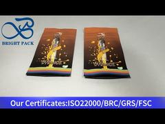 saco mylar laranja personalizado à prova de crianças