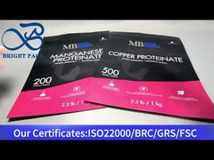 bolsa zip lock preta para suplemento de 1kg