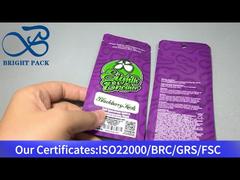 embalagem de saco pe roxo