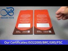 embalagem laranja resistente a crianças