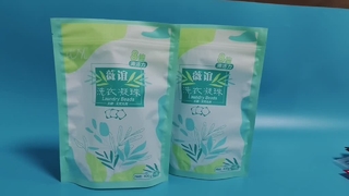 Saco com zíper de contas para lavanderia a granel hermético à prova de vazamento para marcas de detergente