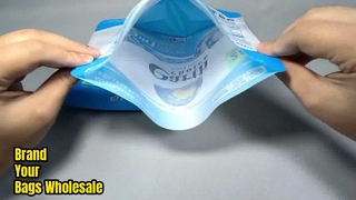 Sacolas plásticas impressas com logotipo em massa no atacado