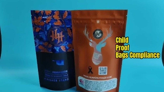 Sacos Ziplock à prova de crianças patenteados nos EUA para necessidades de conformidade em dispensários de cannabis