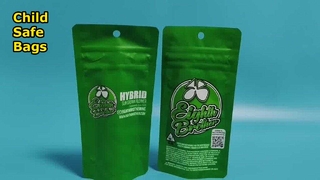 Atacadista de sacolas resistentes a crianças patenteadas nos EUA, conformidade nos EUA para necessidades de embalagem de cannabis