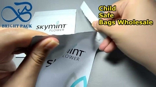 bolsa branca resistente a crianças no atacado