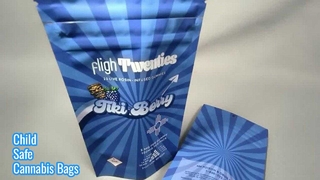 Fabricante de sacos personalizados resistentes a crianças para cannabis