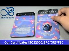 Sacos Ziplock resistentes a crianças personalizados patenteados nos EUA