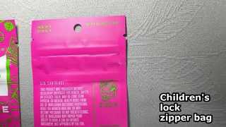 Bolsa infantil com zíper e fecho