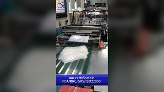 Saco transparente: embalagem transparente personalizada B2B segura para alimentos e resselável no atacado