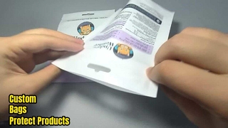 Sacos de embalagem com zíper de plástico personalizados impressos no atacado