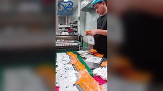 Malotes personalizados do alimento do logotipo do tipo da cópia dos malotes da segurança alimentar