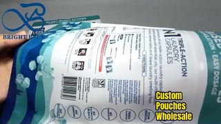 Bolsa stand up com impressão personalizada no atacado