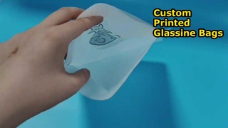 Saco de papel glassine com impressão personalizável de fábrica chinesa no atacado