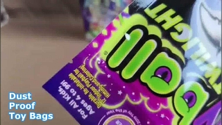 Sacos plásticos de alumínio duráveis ​​para armazenamento de brinquedos e embalagens de produtos infantis à prova de poeira