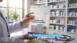 Sacos de papel glassine ecológicos para roupas de luxo