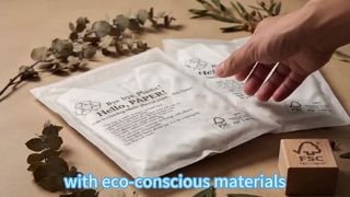 Saco para roupas de papel FSC Glassine