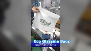 Saco de papel de glassine biodegradável: Personalizado à prova de graxa B2B certificado pelo FSC