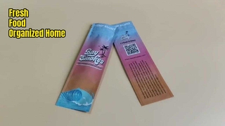 Sacos plásticos herméticos reutilizáveis ​​com zíper para armazenamento de alimentos e necessidades de organização doméstica