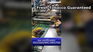 Saco premium de tabaco para cigarro: bloqueio de umidade com vedação de odor para varejo de atacado B2B