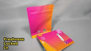 Sacos de café de fundo plano à prova de odor