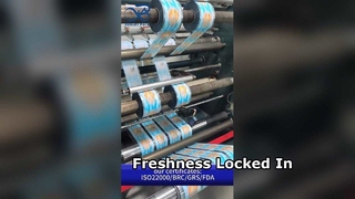 Filme em rolo para embalagem de lanches B2B Barreira de vedação térmica personalizada segura para alimentos por atacado