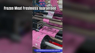 Material de embalagem de carne congelada a granel para manutenção de marcas de carne